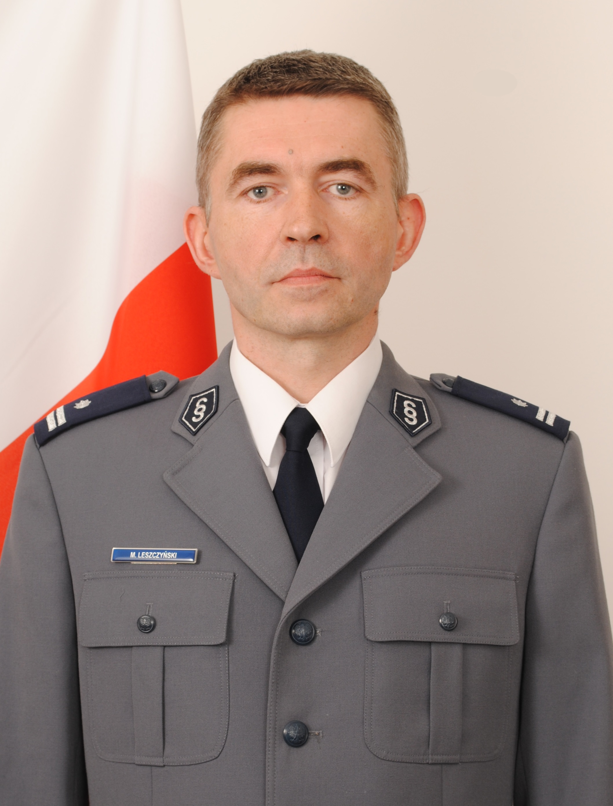 Komendant Komisariatu Policji w Solcu Kujawskim podinspektor Michał Leszczyński