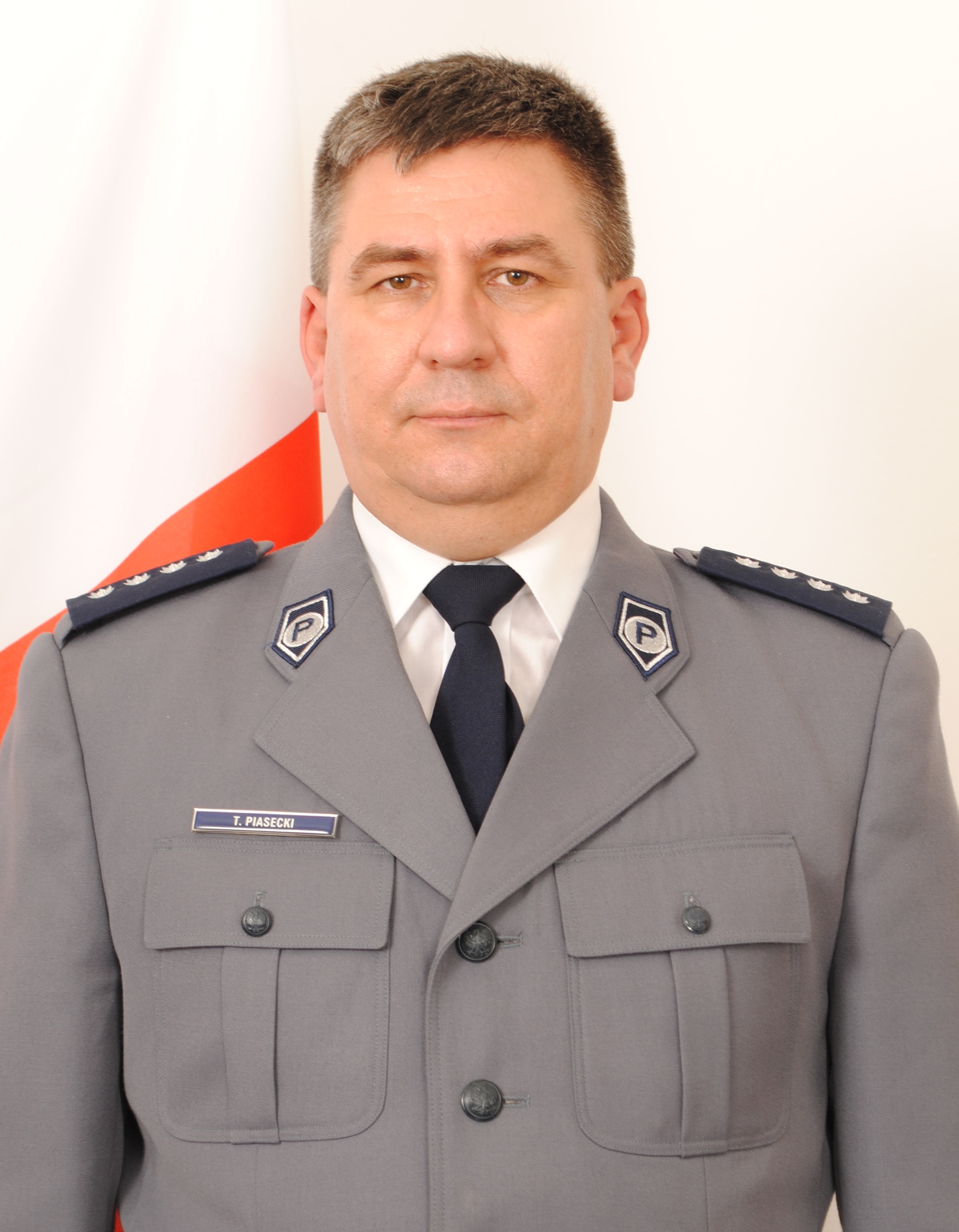 Zastępca Komendanta Komisariatu Policji w Solcu Kujawskim nadkomisarz Tomasz Piasecki