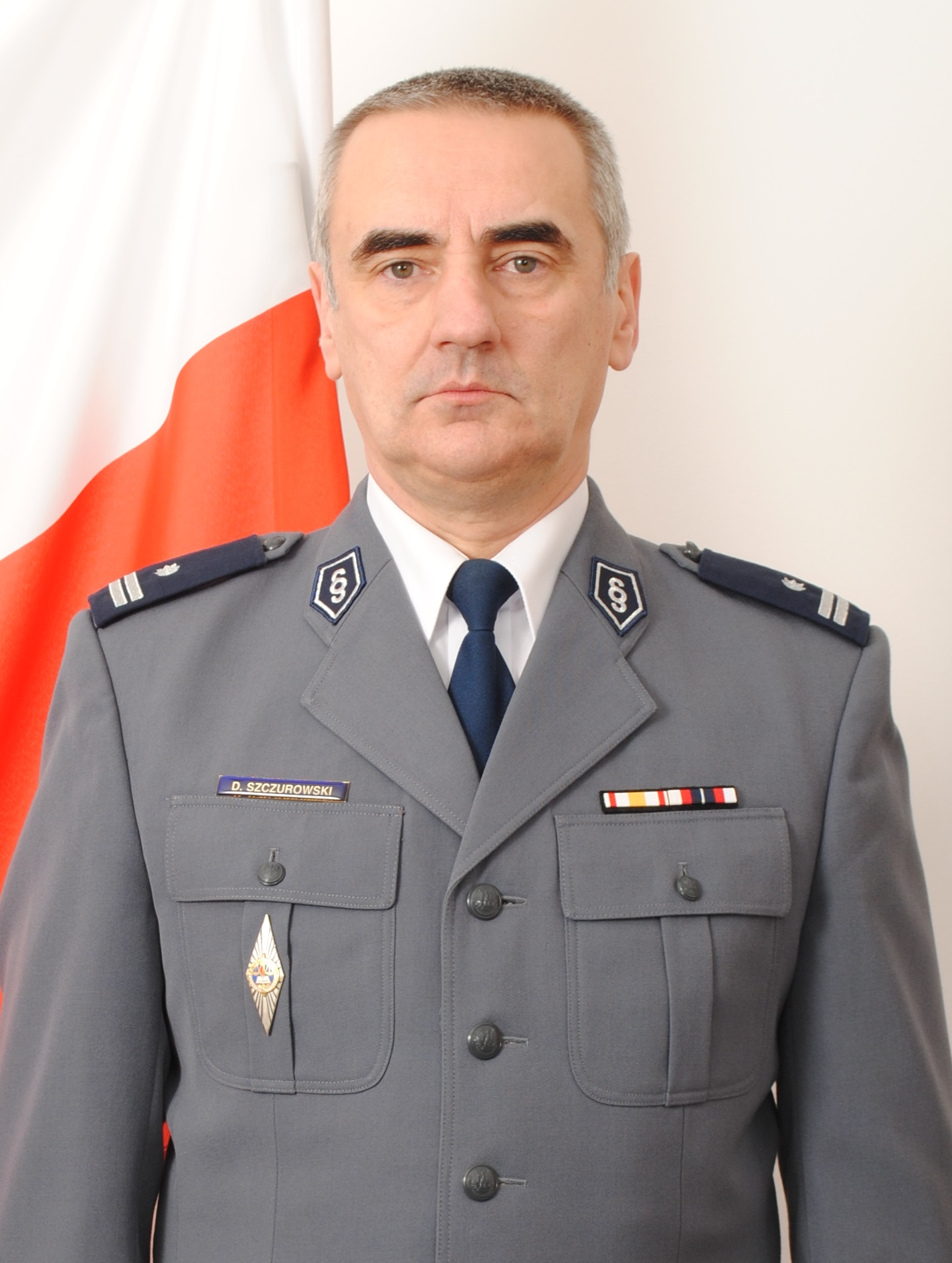 Komendant Komisariatu Policji Bydgoszcz-Fordon podinspektor Dariusz Szczurowski