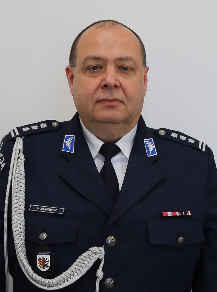 Komendant Miejski Policji w Bydgoszczy inspektor Witold Markiewicz