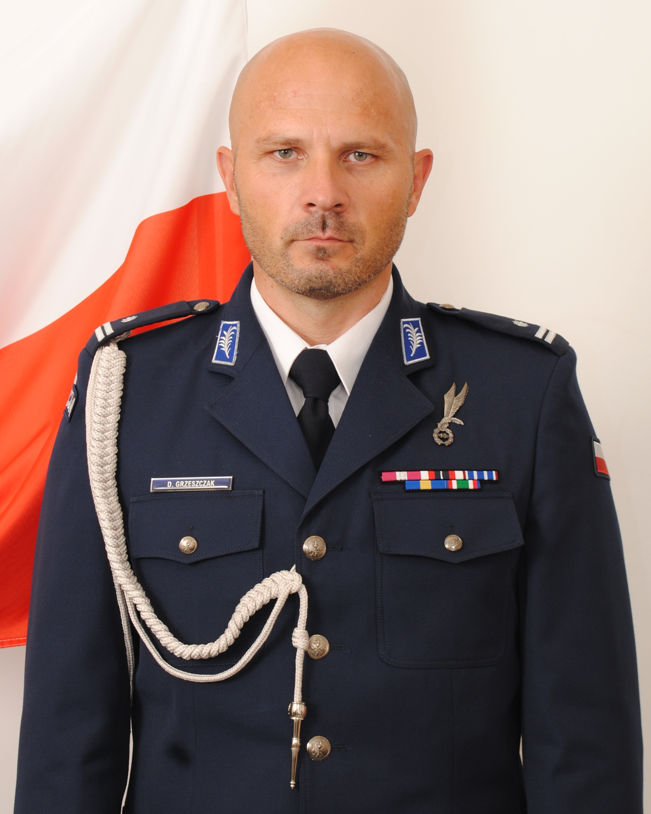 Komendant Komisariatu Policji Bydgoszcz-Szwederowo podinspektor Dariusz Grzeszczak