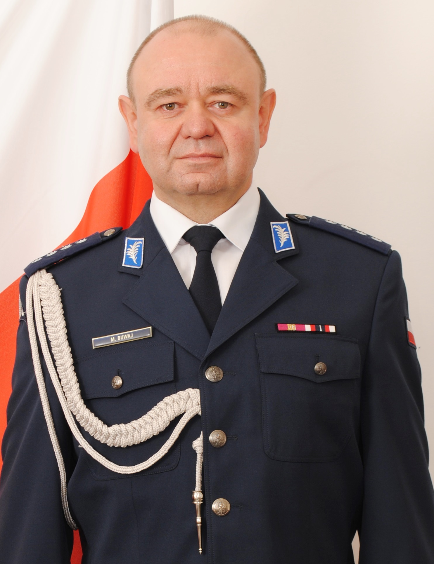Komendant Komisariatu Policji Bydgoszcz-Fordon nadkomisarz Mariusz Buwaj