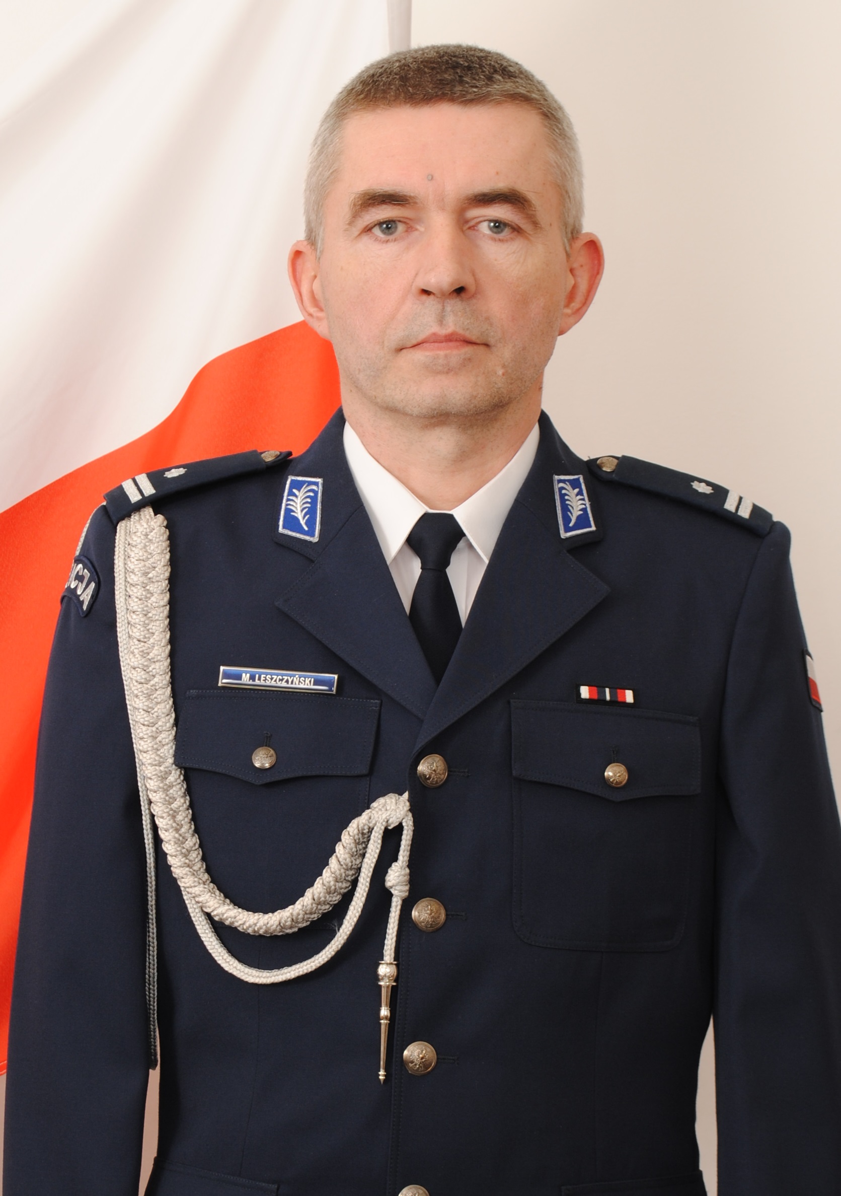 Zastępca Komendanta Komisariatu Policji Bydgoszcz-Fordon podinspektor Michał Leszczyński